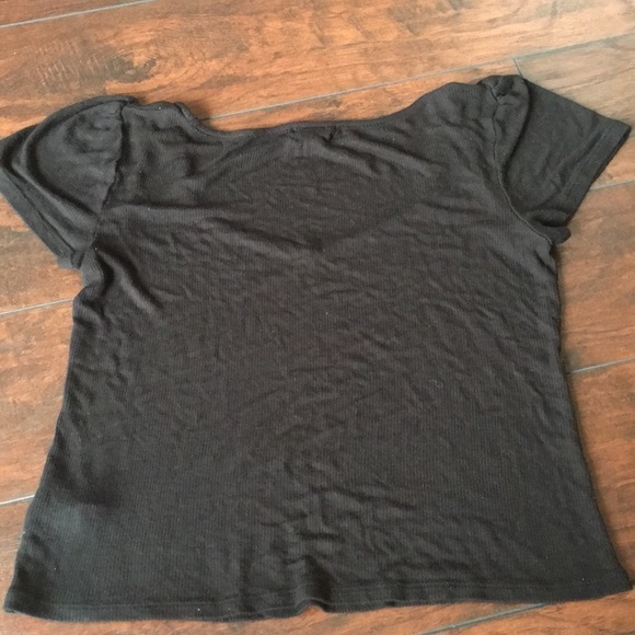 PST LOS ANGELES RIBBED BLACK TOP - Picture 5 of 6